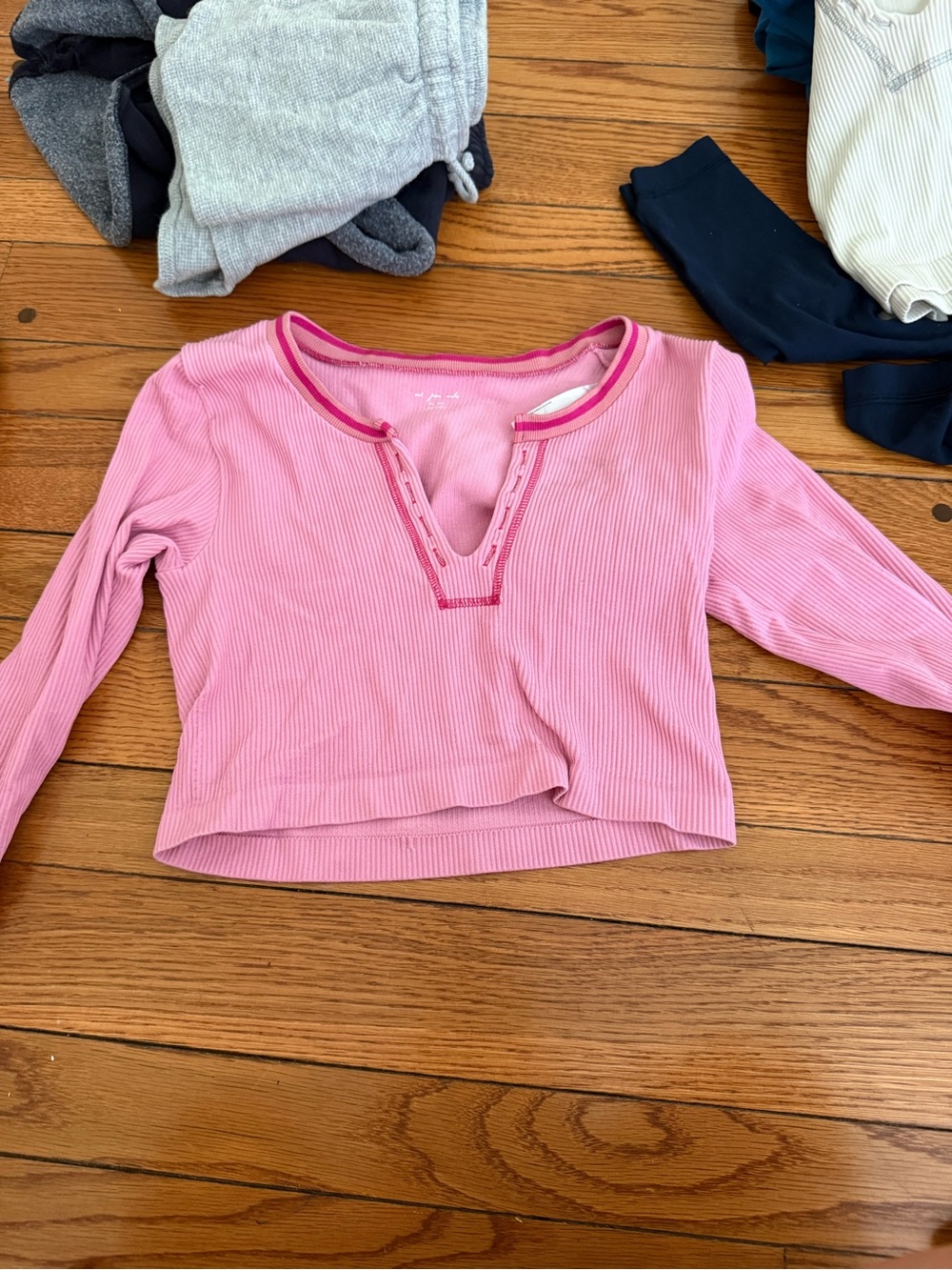 Urban Outfitters Pink out from under top